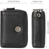 FATMOON Womens Wallets,Small Genuine Leather Wallet RFID,Wallet Women Double Zipper Pocket Leather Ladies Wallet - 3 of 4