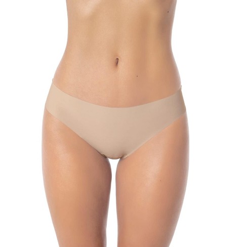 Leonisa No-Ride-Up Seamless Bikini Panty - Beige M