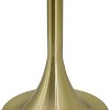 Yosemite Home Decor Bryce 1-Light Table Lamp in Brushed Gold with White Fabric Shade - 4 of 4