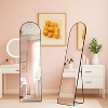FDW Full Length Mirrors with Black Frame for Home Dressing Room - 2 of 4