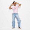 Women's Bluey and Bingo Short Sleeve Graphic Baby T-Shirt - Pink - 3 of 3
