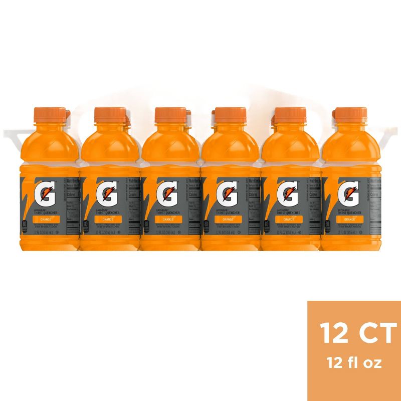 Gatorade Orange Sports Drink - 12pk/12 fl oz Bottles, 1 of 9