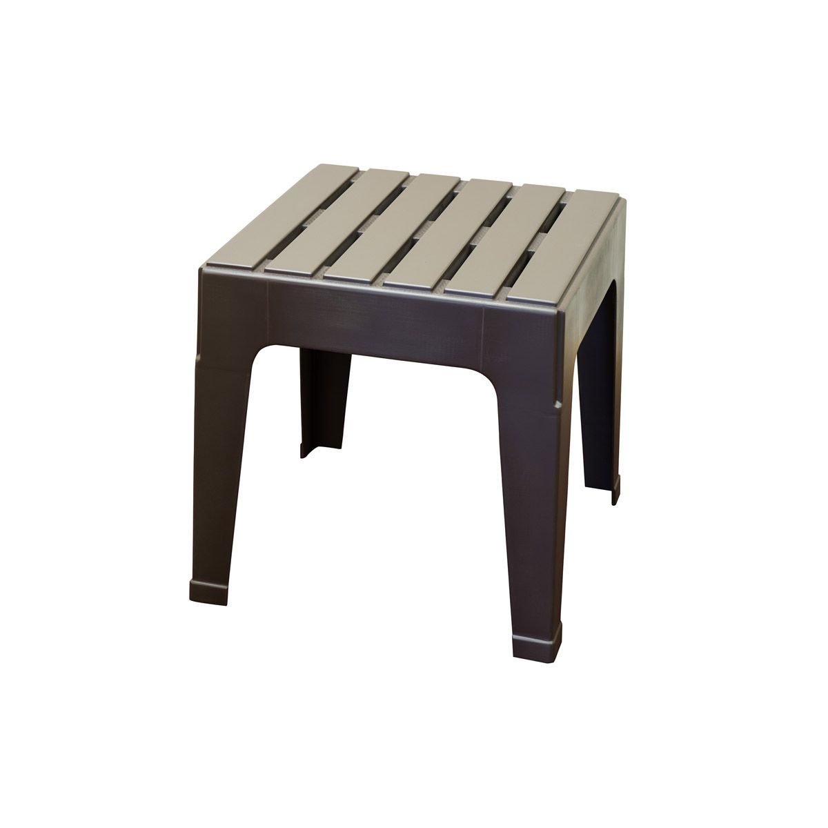 Adams Big Easy Portobello Square Resin Stackable Side Table