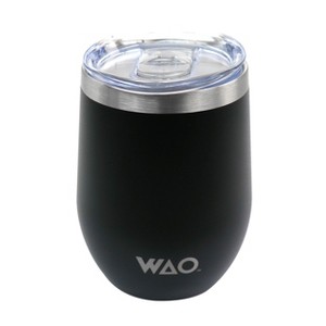 Gibson WAO 12 Ounce Thermal Tumbler with Lid in Black - 1 of 4