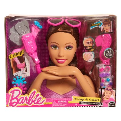 black barbie styling head