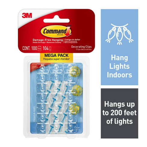 3M Command™ Outdoor Window Hook with Clear Strips