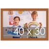 PosterPalooza | Slim Profile Brown Picture Frame - UV Acrylic, Backing Board, Hanging Hardware Included - 2 of 4