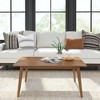 Plank+Beam Solid Wood 40" Mid Century Modern Coffee Tables for Living Room - 2 of 4