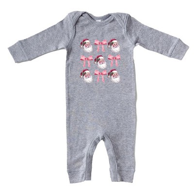 The Juniper Shop Coquette Santa Chart Baby Romper