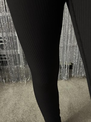 Girls' Flare Mid-Rise Leggings - All In Motion™ Black XL