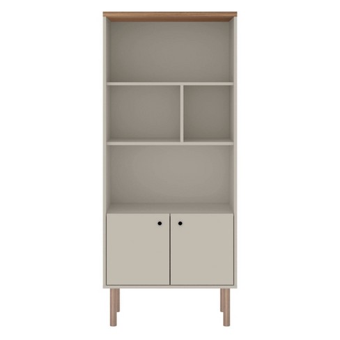 Windsor Display Bookcase Cabinet Manhattan Comfort Target