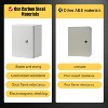 Outdoor Electrical Box, Steel Enclosure, IP66 Waterproof & Dustproof, Electrical Junction Box with Mounting Plate for Indoor Outdoor Use - 2 of 4