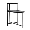DSVIMOY 2-Tier Small Coffee Tables, Modern Sofa Side Table with Storage Shelf, Living Room End Tables, Walnut Brown, 27.55"*13.66"*27.75" - 4 of 4