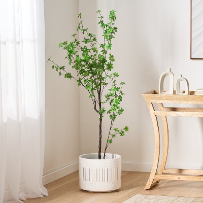 MOEPISY 150cm Artificial Disc Leaf Tree