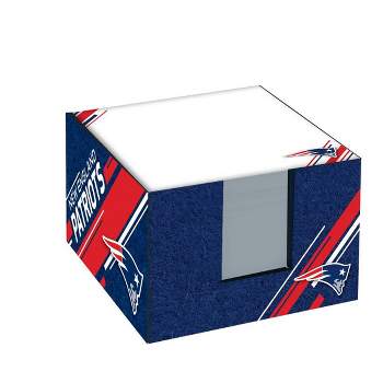 NFL New England Patriots Note Cube with Holder