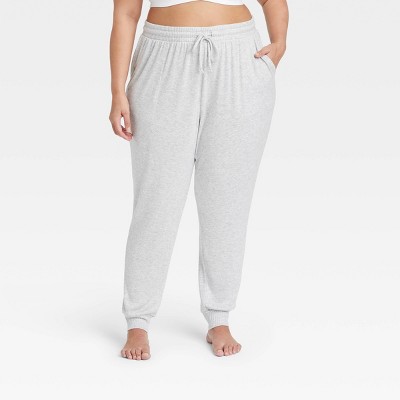 Women's Perfectly Cozy Lounge Jogger Pants - Stars Above™ Light Gray 2x :  Target