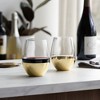 Viski Gold Dipped Cocktail Tumblers, Set of 2 19 oz Stemless Wine Glasses, Glass, Polished Finish - 2 of 4