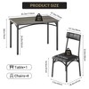 Upholstered Chairs, Rectangular Table for Small Spaces, Kitchen & Dining Room - 3 of 4
