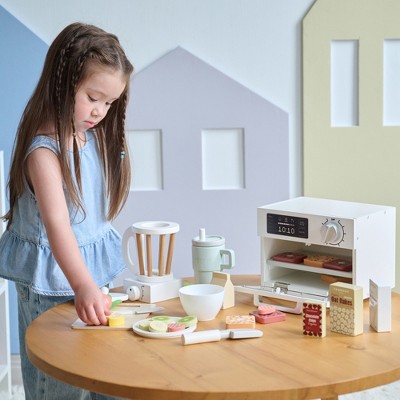 Teamson Kids - Little Chef Santa Barbara Healthy Dessert Set - Coconut Milk White