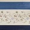 LunaLulinlk Faux Silk Embroidered Floral Shower Curtain - 3 of 4