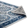 Modway Intersperse Ottoman – Sea Blue Velvet Upholstered Accent Cube with Tufted Cushion - 4 of 4