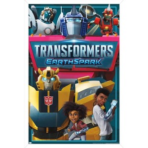 Trends International Transformers: Earthspark - Group Framed Wall Poster Prints - 1 of 4