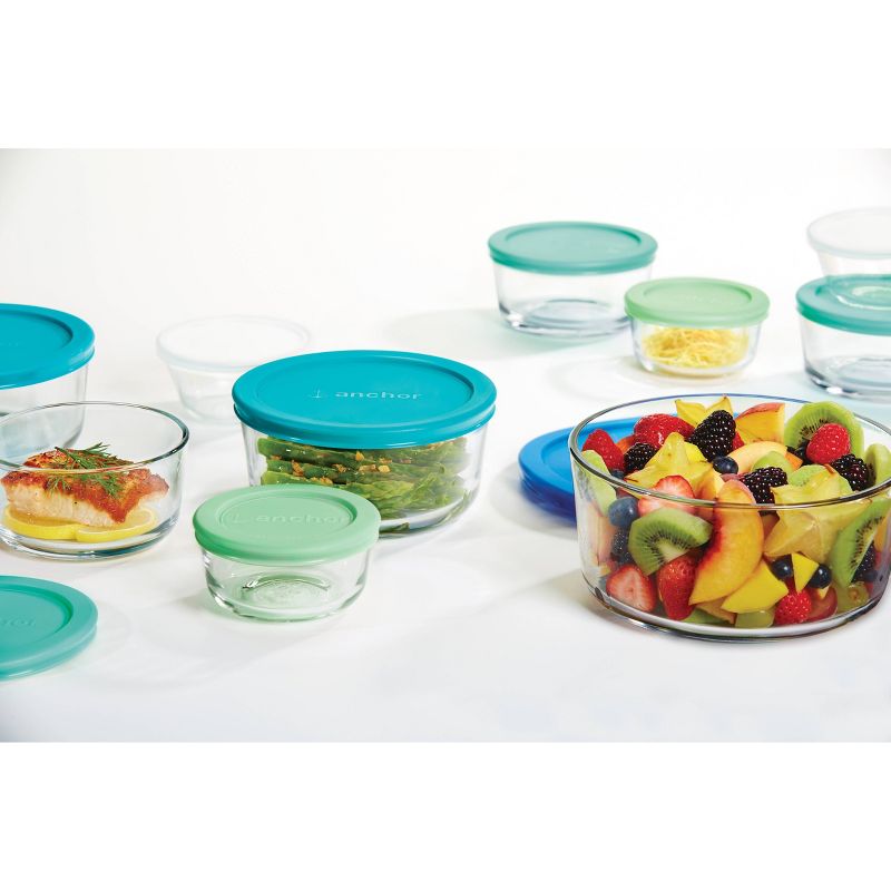 Anchor Hocking 20pc Glass SnugFit Food Storage Container Set, 2 of 6
