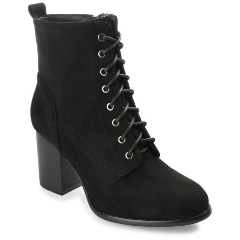 Target black shop heel boots