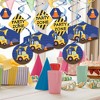 Big Dot of Happiness Construction Truck - Baby Shower or Birthday Party Hanging Decor - Party Decoration Swirls - Set of 40 - 2 of 4