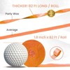 PartyWoo Crepe Paper Streamers Deep Orange 4 Rolls 328 ft 1.8 Inch x 82 Ft Roll - 3 of 4