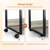 Karl Home 2-Tier Printer Stand P2 Particleboard Washed Gray Combo A 17.7x12x13.4 Inches - 4 of 4