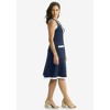 Jessica London Women's Plus Size Sleeveless Crepe Dress - 4 of 4