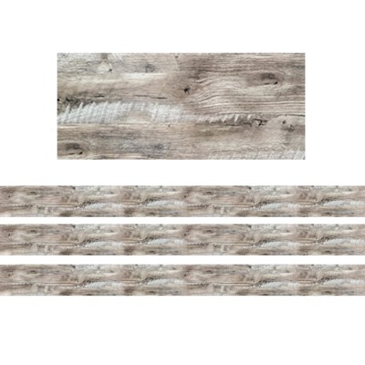 Creative Teaching Press® Rustic Wood EZ Border, 48 Feet Per Pack, 3 Packs