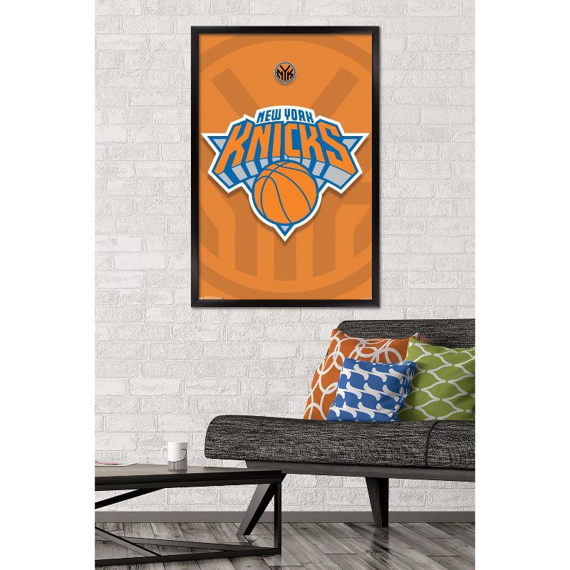 Trends International NBA New York Knicks - Logo 14 Framed Wall Poster Prints, 2 of 7