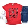 Simply Sage Market Checkered Bows Stacked Garment Dyed Tee - 3 of 4