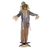 Morris Costumes 6 ft Standing Animated Scarecrow Decoration - Brown - 2 of 3