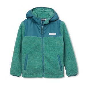 Lands' End Kids High Pile Fleece Hooded Jacket - 1 of 3