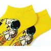 Klimt's The Kiss Famous Art Ankle Socks from the Sock Panda  (Women's or Men's Sizes) - 2 of 3