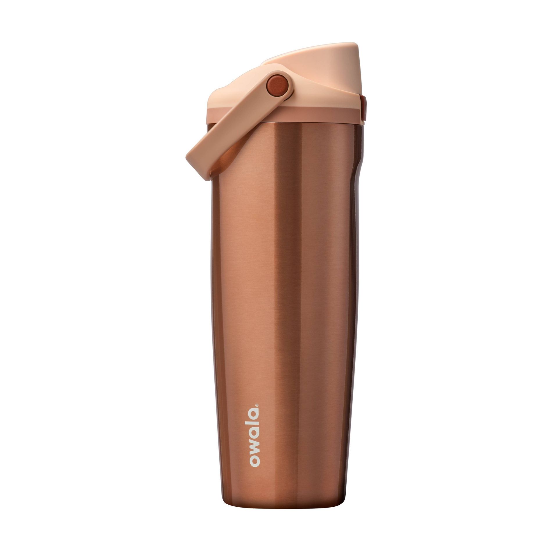 Special Edition Owala 30oz Stainless Steel FreeSip Sway Water Bottle - Metallic Rose Gold