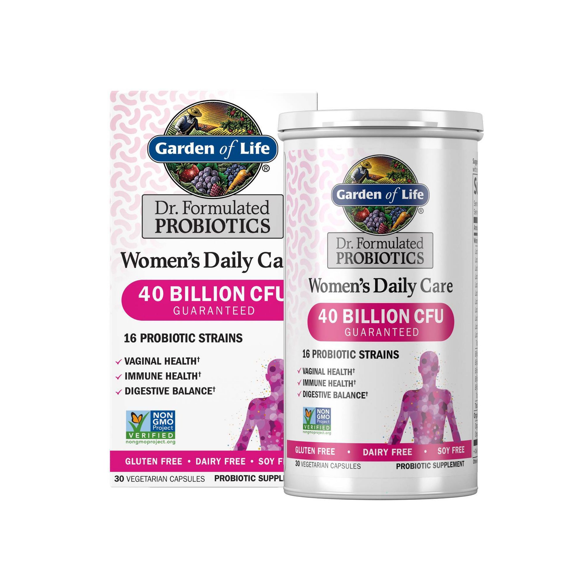 Garden of Life Women's Probiotics Daily Care Capsules - 30ct