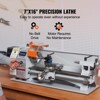 VEVOR Compact Metal Lathe, 7'' x 16'', 800W, Precision Desktop Metalworking Lathe, Variable Speed 150-2500 RPM - 3 of 4