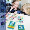 Wooden Puzzle Building Cubes Game for Adults and Kids 3+ All Ages; New Wave Logical Puzzle Match Games - 4 of 4