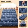 COZONY Twin/Full Size Japanese Floor Mattress – Floral Print Futon, Boho Foldable Roll-Up Sleeper for Dorm, Travel & Home, Portable & Space-Saving - 4 of 4