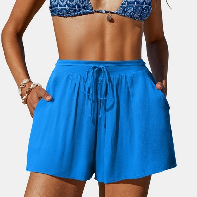 Women's Breezy Beach Shorts with Drawstring Waist - Cupshe