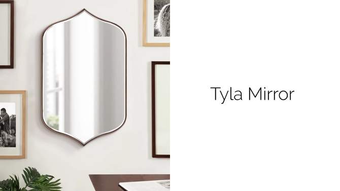20&#34; x 32&#34; Tyla Framed Wall Mirror Gold - Kate &#38; Laurel All Things Decor, 2 of 9, play video