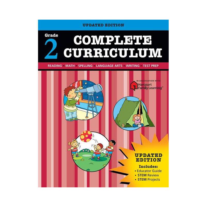 Complete Curriculum: Grade 2 - (Flash Kids Harcourt Family Learning) by  Flash Kids (Paperback), 1 of 2