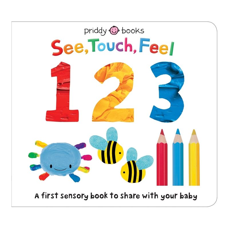 See Touch Feel: 123 - (See, Touch, Feel) by  Roger Priddy (Board Book), 1 of 2
