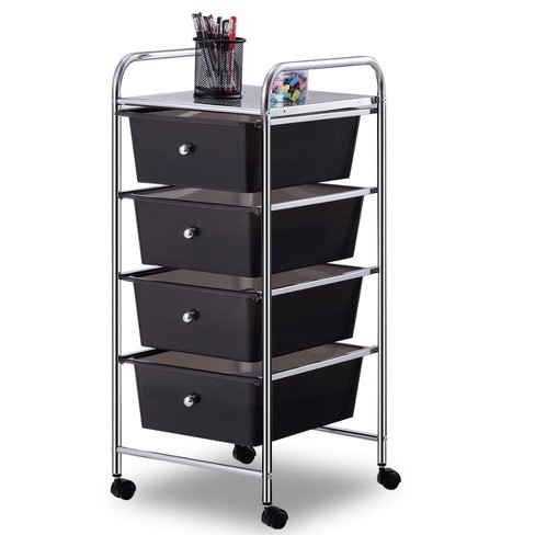Tangkula 15-drawer Rolling Trolley Mobile Storage Cart Tools Scrapbook  Paper Organizer : Target