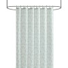 LunaLulinlk 15-Piece Green Leaves Print Polyester Shower Curtain Set - 4 of 4