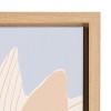 23" x 33" Sylvie Spring Magnolia Framed Canvas by Kasey Free Natural - Kate & Laurel All Things Decor - 3 of 4